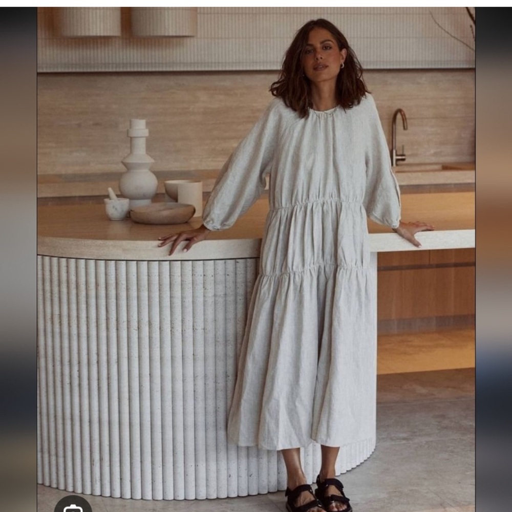 Dissh Noah Linen Dress - Picture 2 of 2